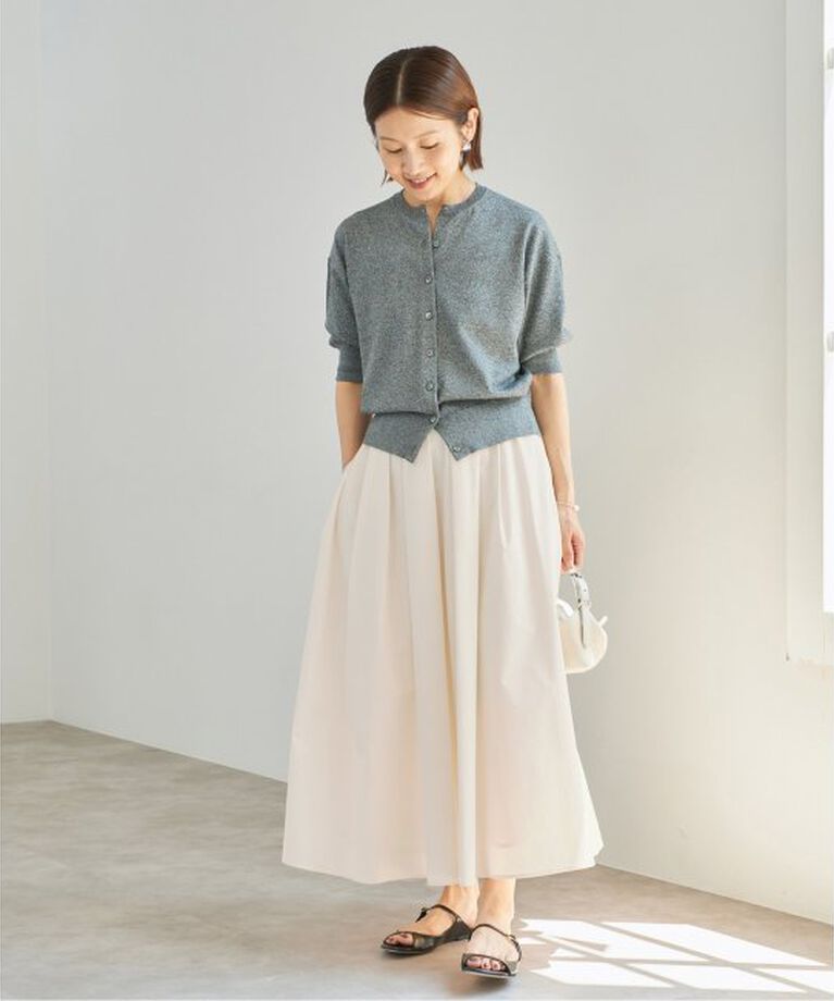 IENA「《一部カラー店舗限定》タイプライターフレアスカート」|スカート|
