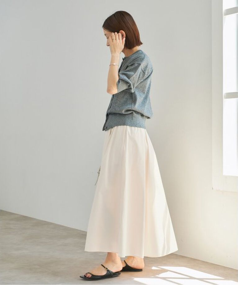 IENA「《一部カラー店舗限定》タイプライターフレアスカート」|スカート|