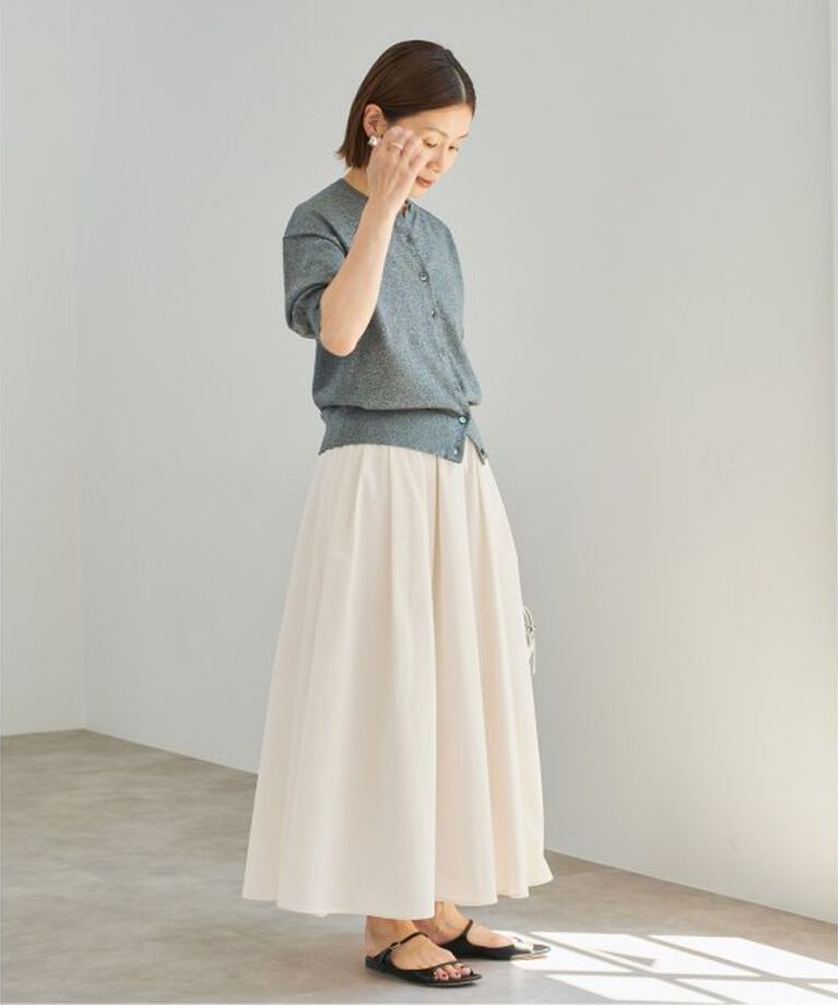 IENA「《一部カラー店舗限定》タイプライターフレアスカート」|スカート|