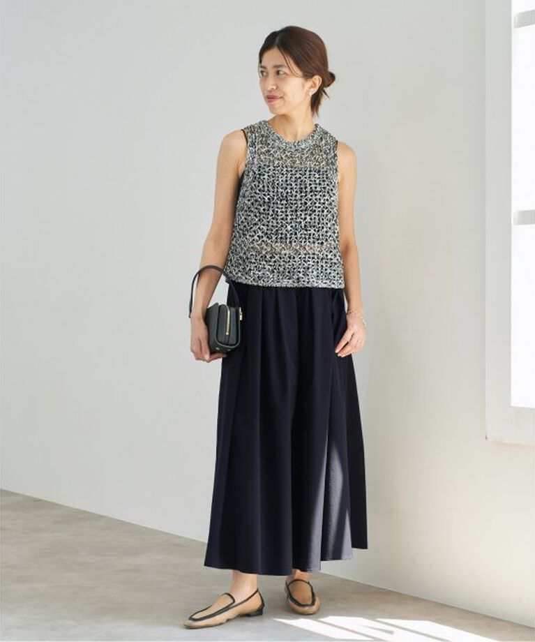 IENA「《一部カラー店舗限定》タイプライターフレアスカート」|スカート|