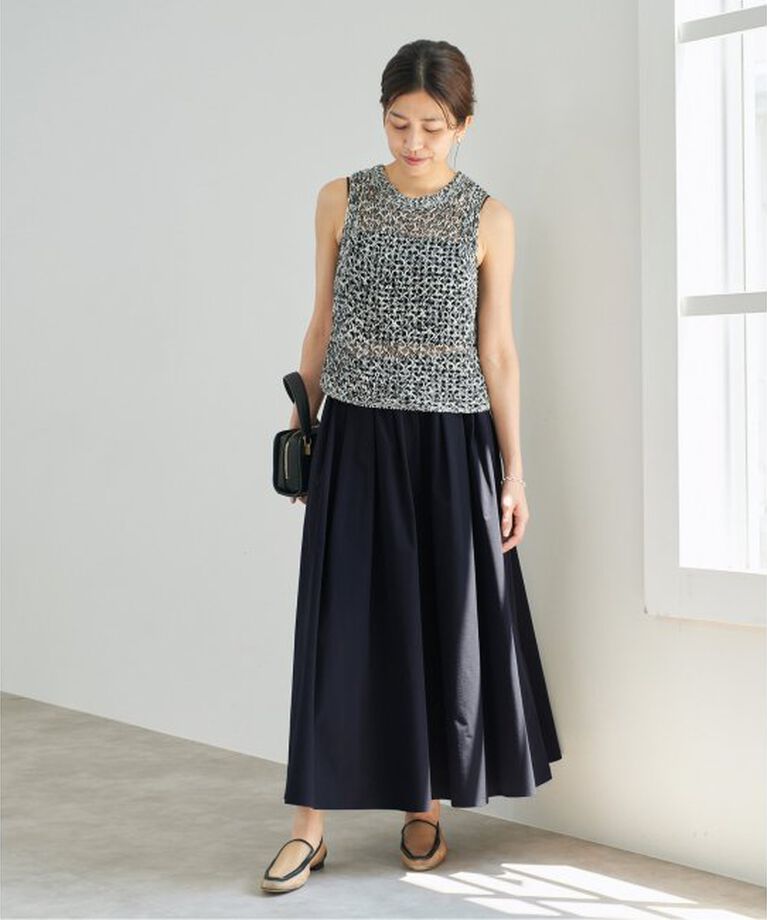 IENA「《一部カラー店舗限定》タイプライターフレアスカート」|スカート|