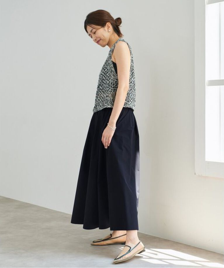 IENA「《一部カラー店舗限定》タイプライターフレアスカート」|スカート|