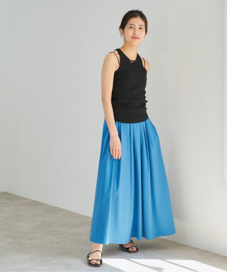 IENA「《一部カラー店舗限定》タイプライターフレアスカート」|スカート|