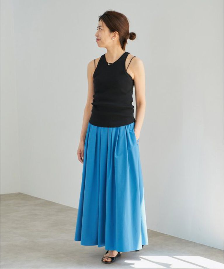 IENA「《一部カラー店舗限定》タイプライターフレアスカート」|スカート|