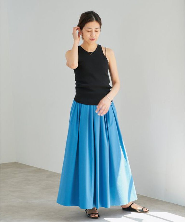 IENA「《一部カラー店舗限定》タイプライターフレアスカート」|スカート|