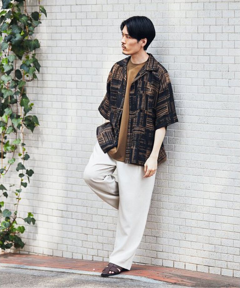 EDIFICE「【m’s braque for BOUCLE】デッドストック アロハシャツ」|シャツ・ブラウス|