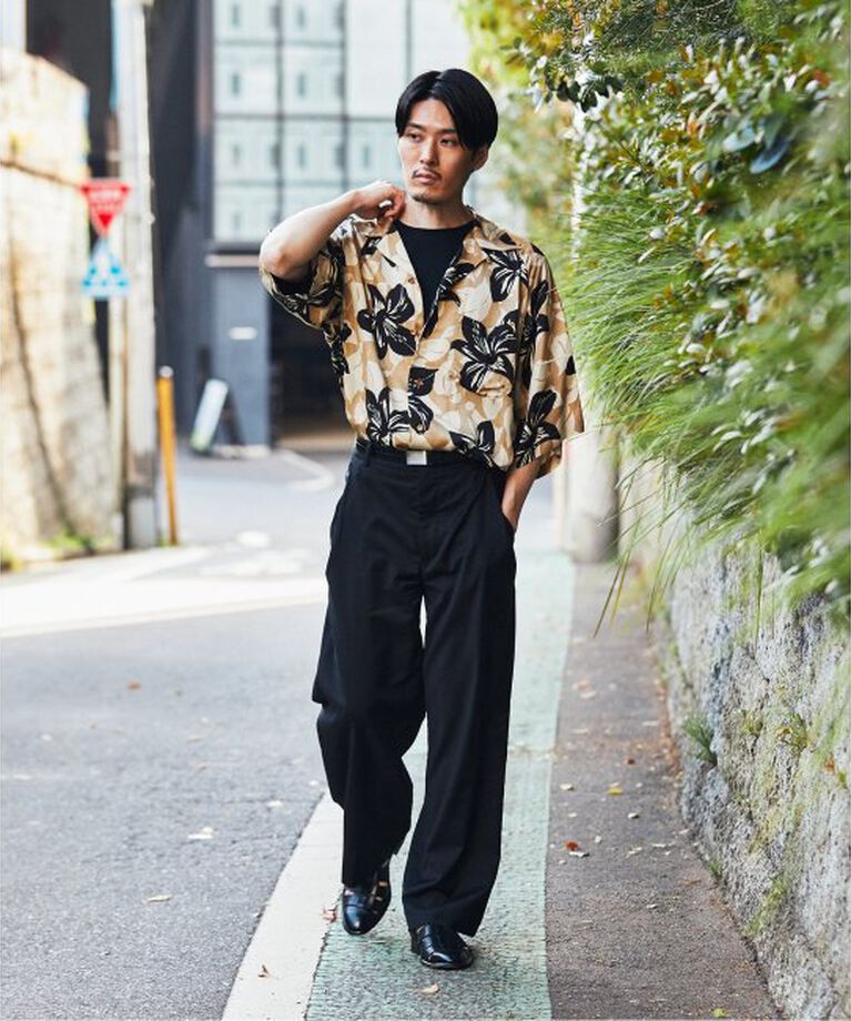 EDIFICE「【m’s braque for BOUCLE】デッドストック アロハシャツ」|シャツ・ブラウス|