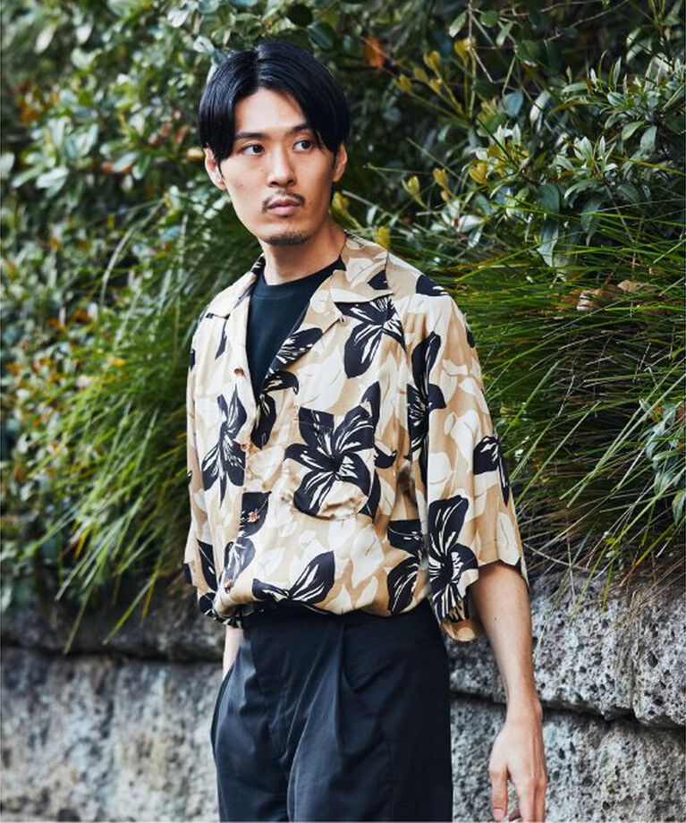 EDIFICE「【m’s braque for BOUCLE】デッドストック アロハシャツ」|シャツ・ブラウス|