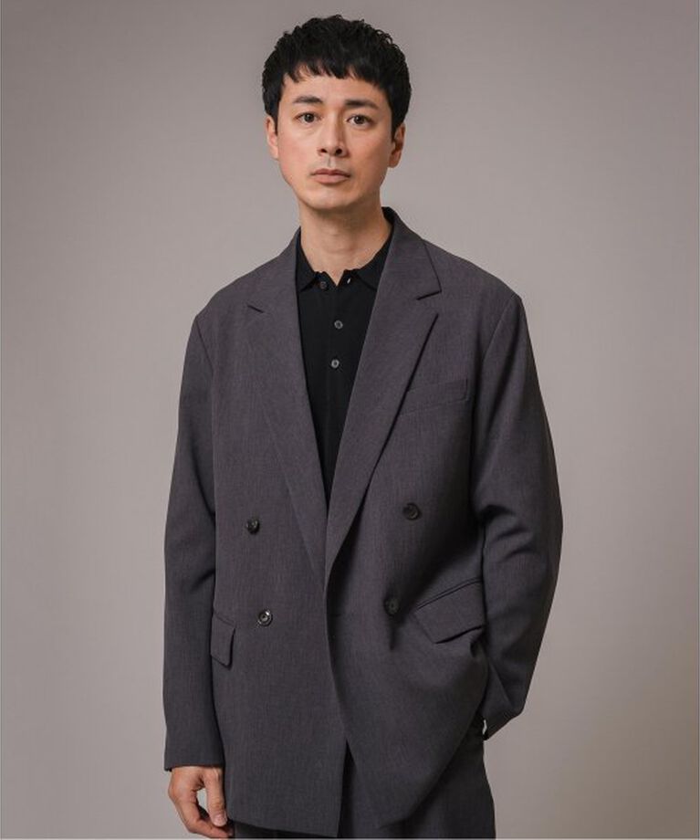 EDIFICE「”MULTI FUNCTION” ダブルブレスト 4ボタン ジャケット」|テーラードジャケット|