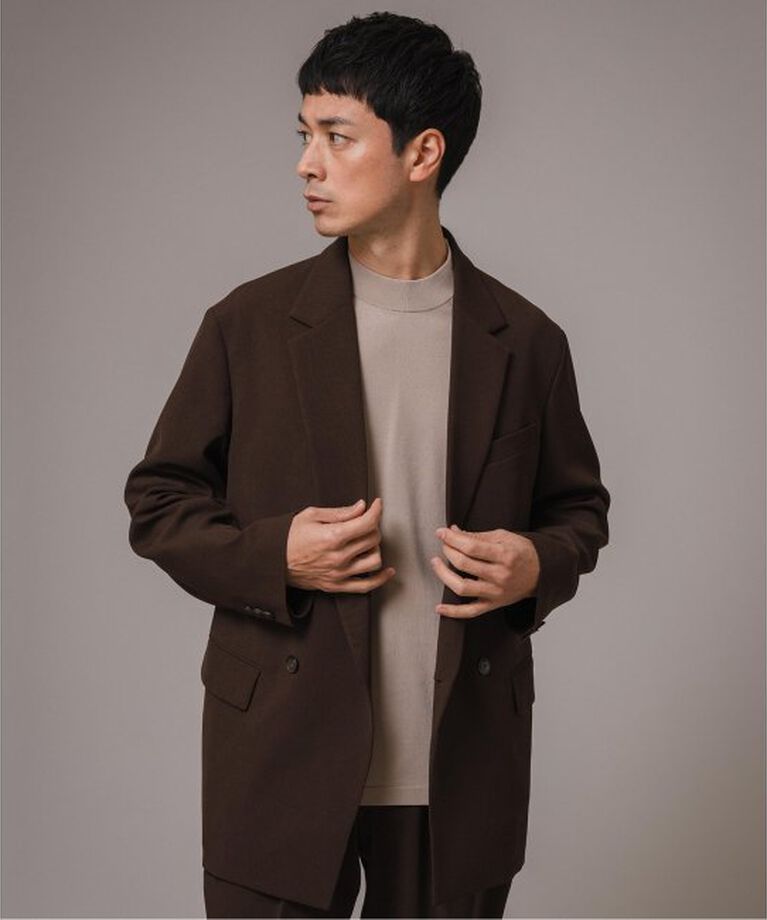 EDIFICE「”MULTI FUNCTION” ダブルブレスト 4ボタン ジャケット」|テーラードジャケット|