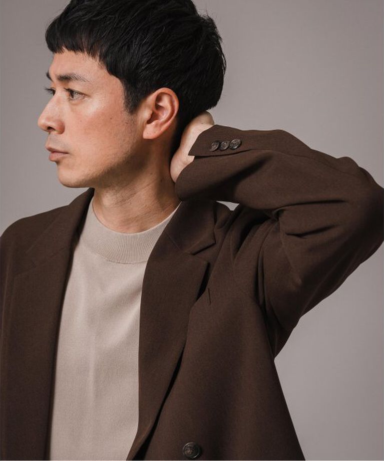EDIFICE「”MULTI FUNCTION” ダブルブレスト 4ボタン ジャケット」|テーラードジャケット|