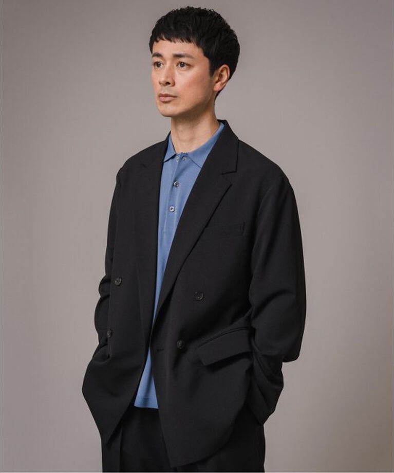 EDIFICE「”MULTI FUNCTION” ダブルブレスト 4ボタン ジャケット」|テーラードジャケット|