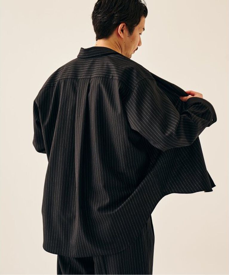417 EDIFICE「LE JAPON Akita レギュラーウールシャツ」|シャツ・ブラウス|