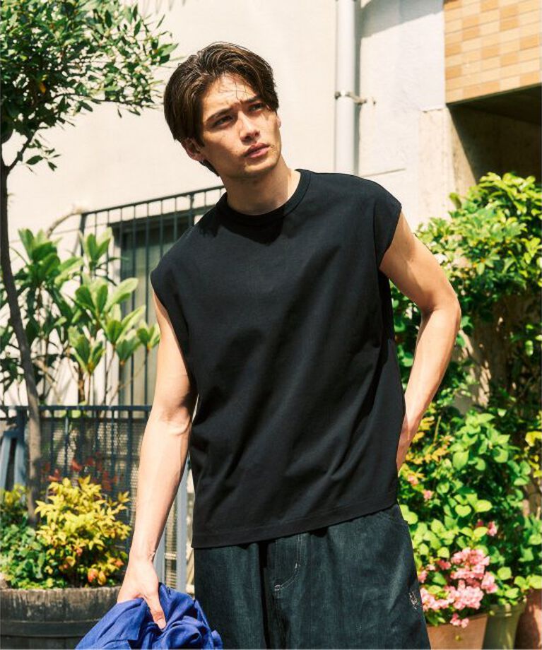 417 EDIFICE「SLAPS ノースリーブカットソー」|Tシャツ・カットソー|