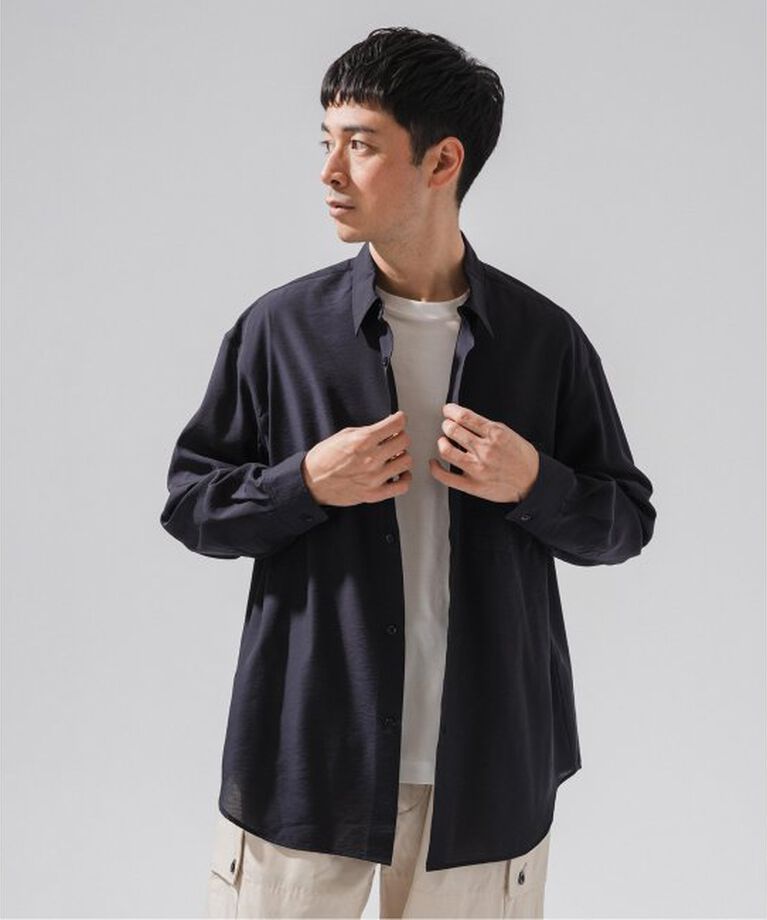 EDIFICE「シアー バンブー レギュラーカラーシャツ」|シャツ・ブラウス|