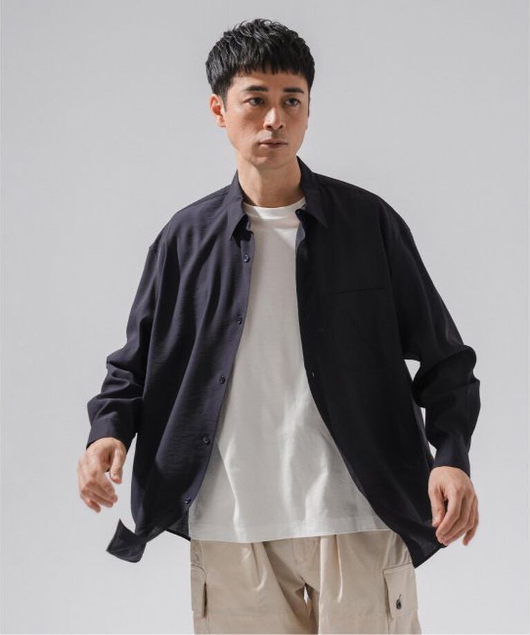 EDIFICE「シアー バンブー レギュラーカラーシャツ」|シャツ・ブラウス|