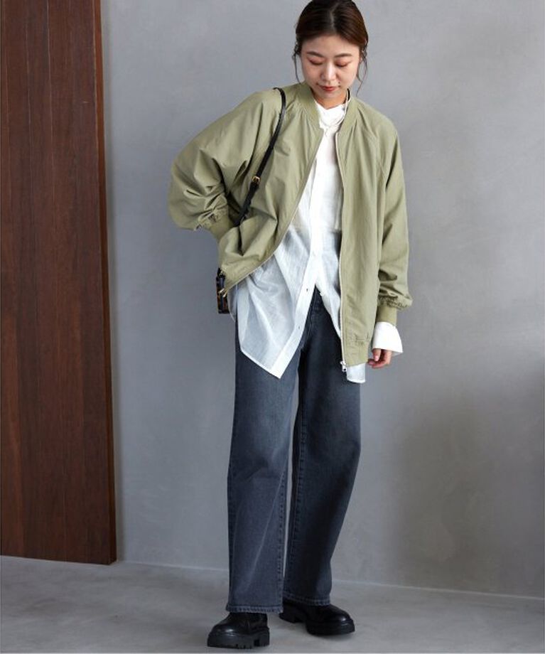 JOURNAL STANDARD relume「《追加3》ウォッシャブルナイロンタッサーMA-1」|ブルゾン・スタジャン|
