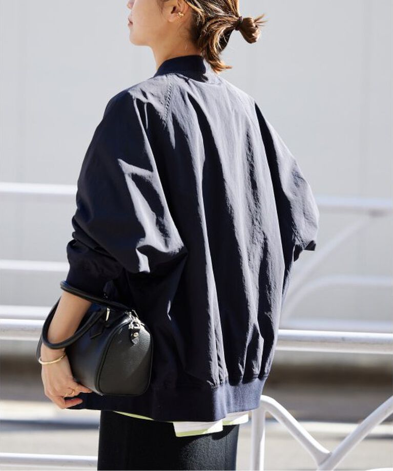 JOURNAL STANDARD relume「《追加3》ウォッシャブルナイロンタッサーMA-1」|ブルゾン・スタジャン|