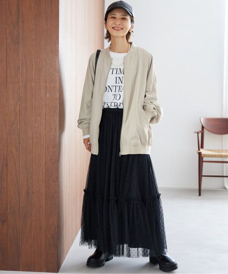 JOURNAL STANDARD relume「《追加3》ウォッシャブルナイロンタッサーMA-1」|ブルゾン・スタジャン|