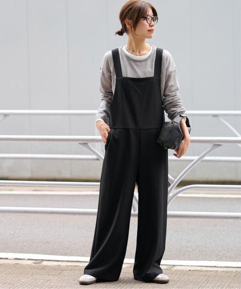 JOURNAL STANDARD relume「リラックスサロペット」|オールインワン|ブラック