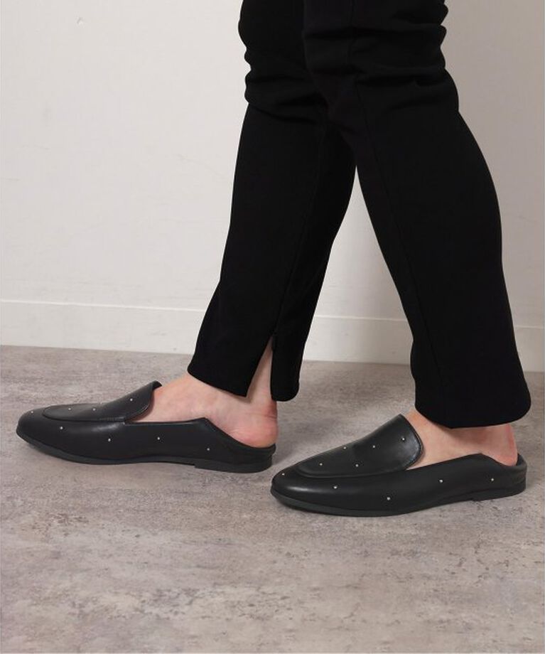 JOURNAL STANDARD relume「RELUME スタッズツキローファー」|ローファー|ブラック