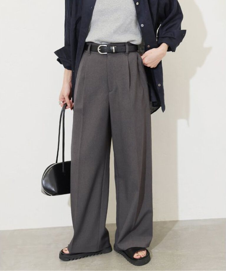 JOURNAL STANDARD「《追加》ライクストレッチスラックスパンツ」|スラックス|グレー