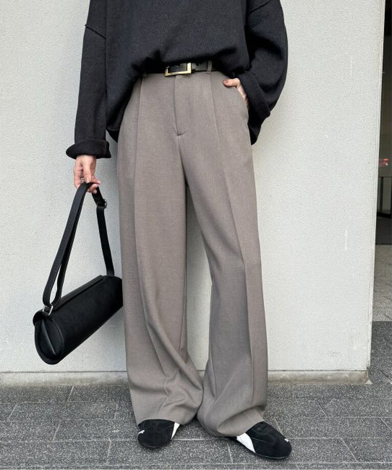 JOURNAL STANDARD「《追加》ライクストレッチスラックスパンツ」|スラックス|ベージュ
