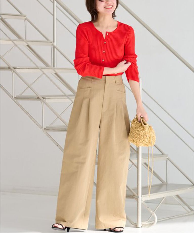 JOURNAL STANDARD relume「《追加》2タックワイドパンツ」|チノ|