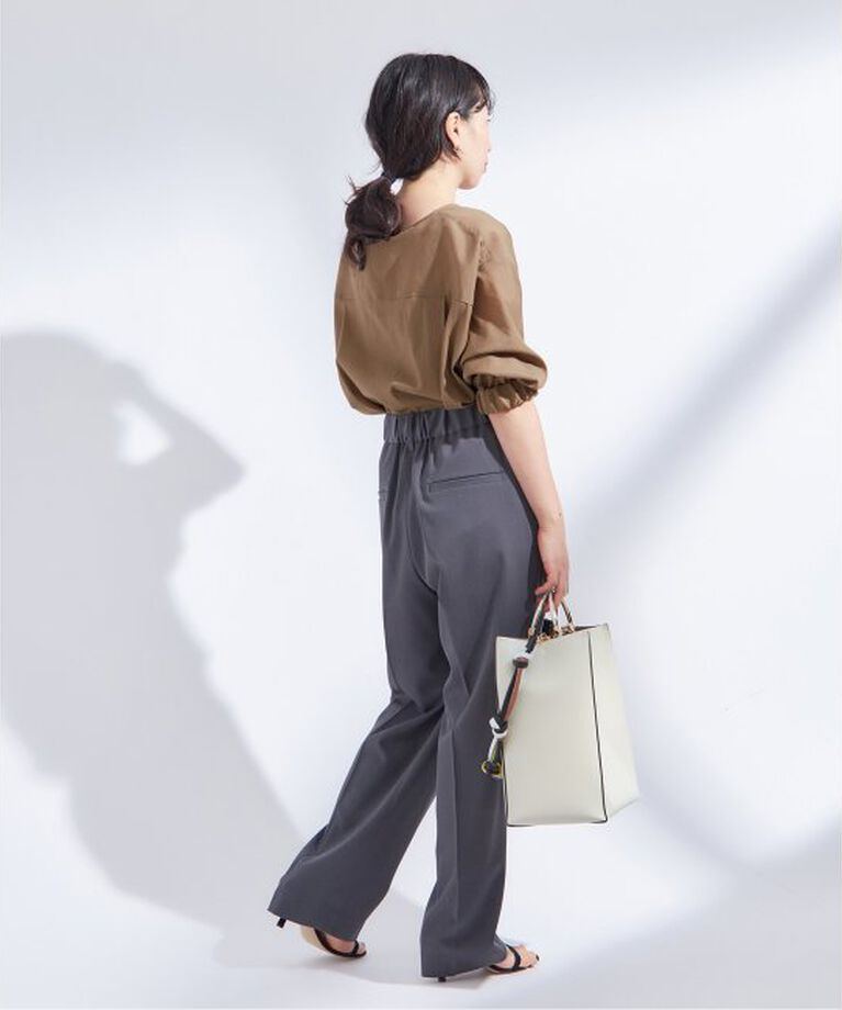 journal standard L'essage「オーガンジーニュアンスノーカラーシャツ」|シャツ・ブラウス|