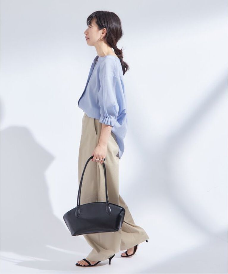 journal standard L'essage「オーガンジーニュアンスノーカラーシャツ」|シャツ・ブラウス|