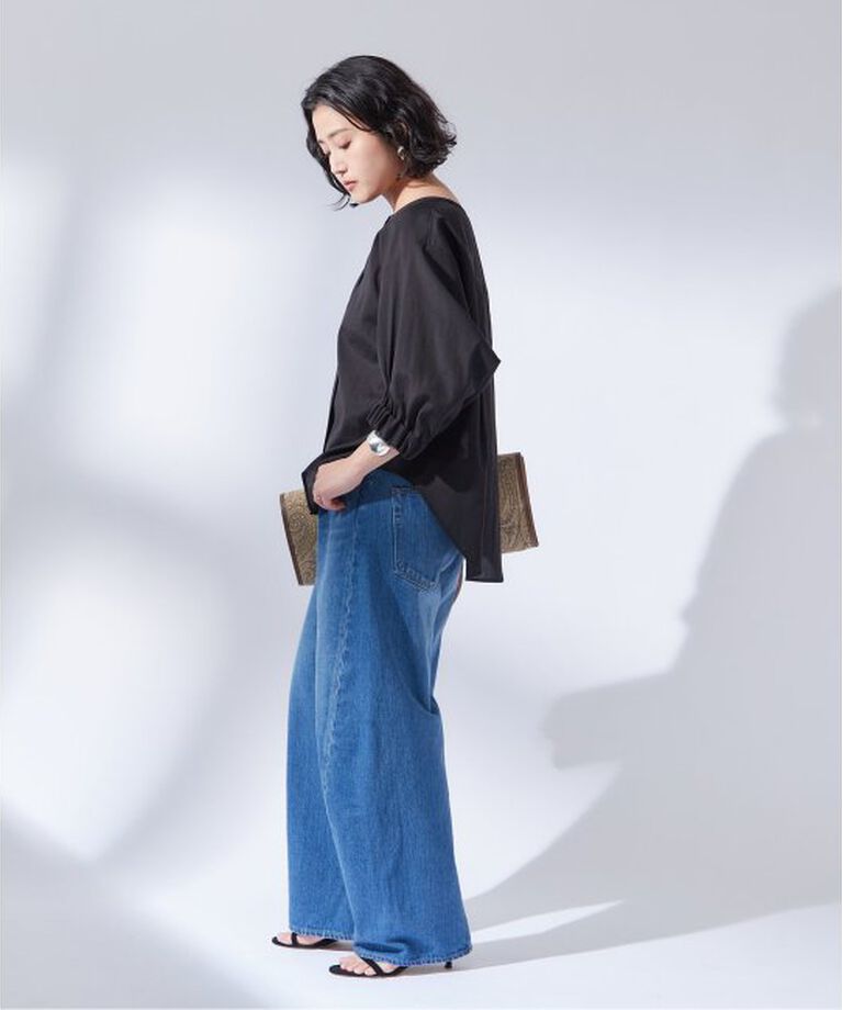 journal standard L'essage「オーガンジーニュアンスノーカラーシャツ」|シャツ・ブラウス|