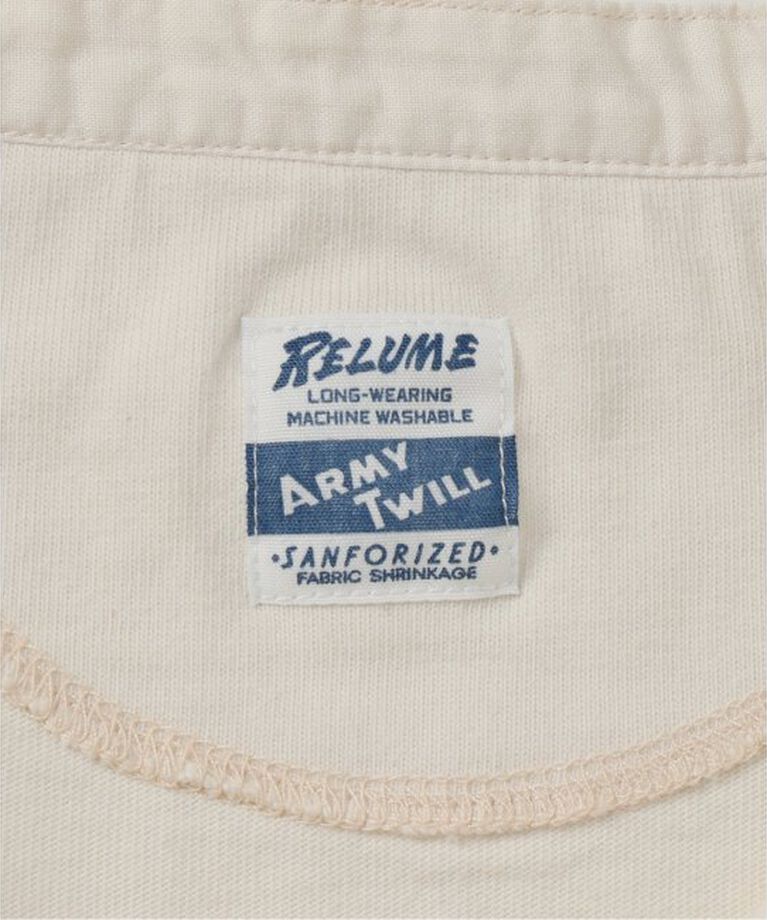 JOURNAL STANDARD relume「ARMY TWILL / アーミーツイル 別注 ヘンリーネックシャツ」|Tシャツ・カットソー|