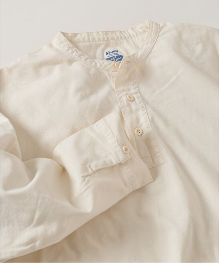 JOURNAL STANDARD relume「ARMY TWILL / アーミーツイル 別注 ヘンリーネックシャツ」|Tシャツ・カットソー|ホワイト B