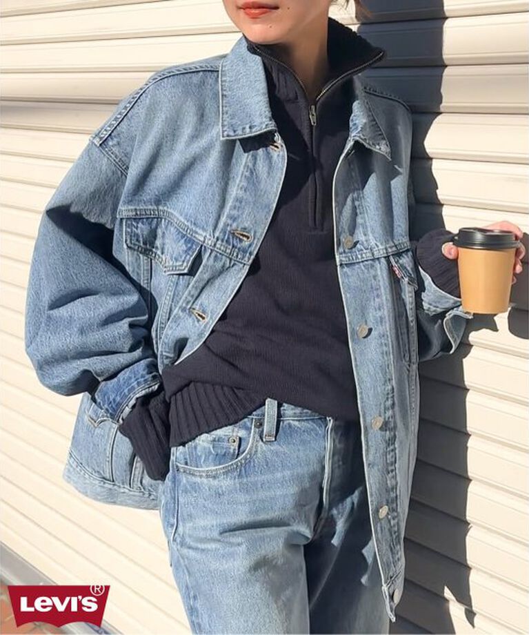JOURNAL STANDARD relume「《追加》別注【LEVI’S/リーバイス】*relume XL TRUCKER：デニムジャケット」|デニムジャケット|