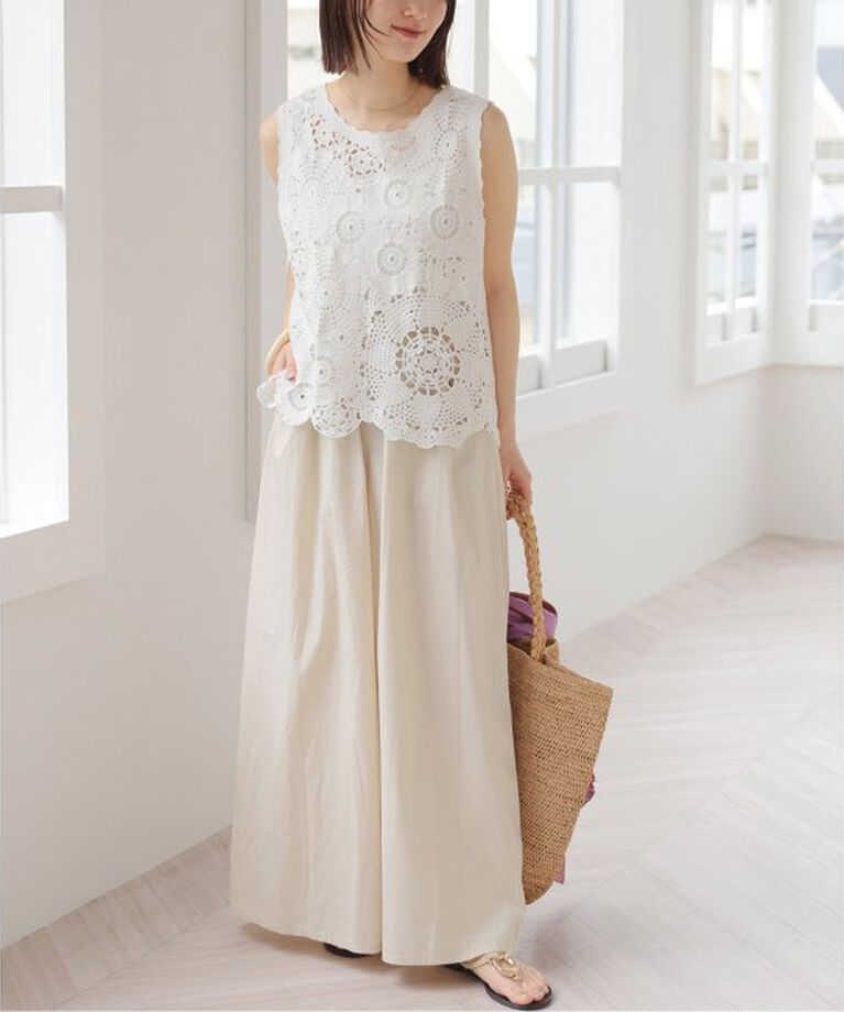 JOURNAL STANDARD relume「【MULTI FUNC+】UVカット / 接触冷感 / ギャザーワイドパンツ」|その他|