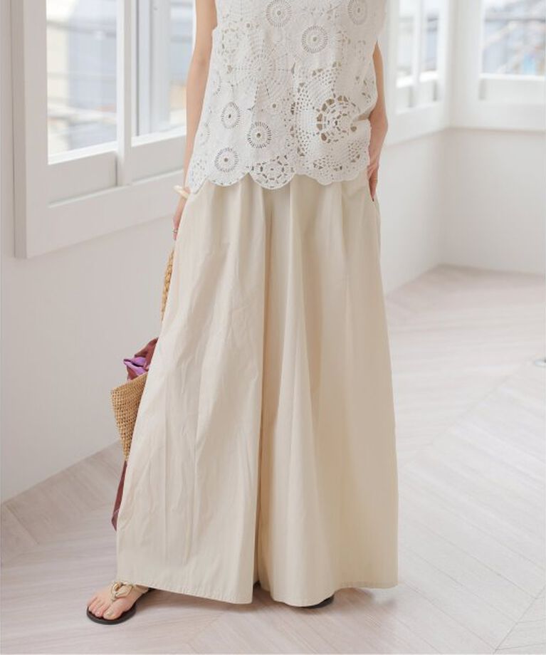 JOURNAL STANDARD relume「【MULTI FUNC+】UVカット / 接触冷感 / ギャザーワイドパンツ」|その他|