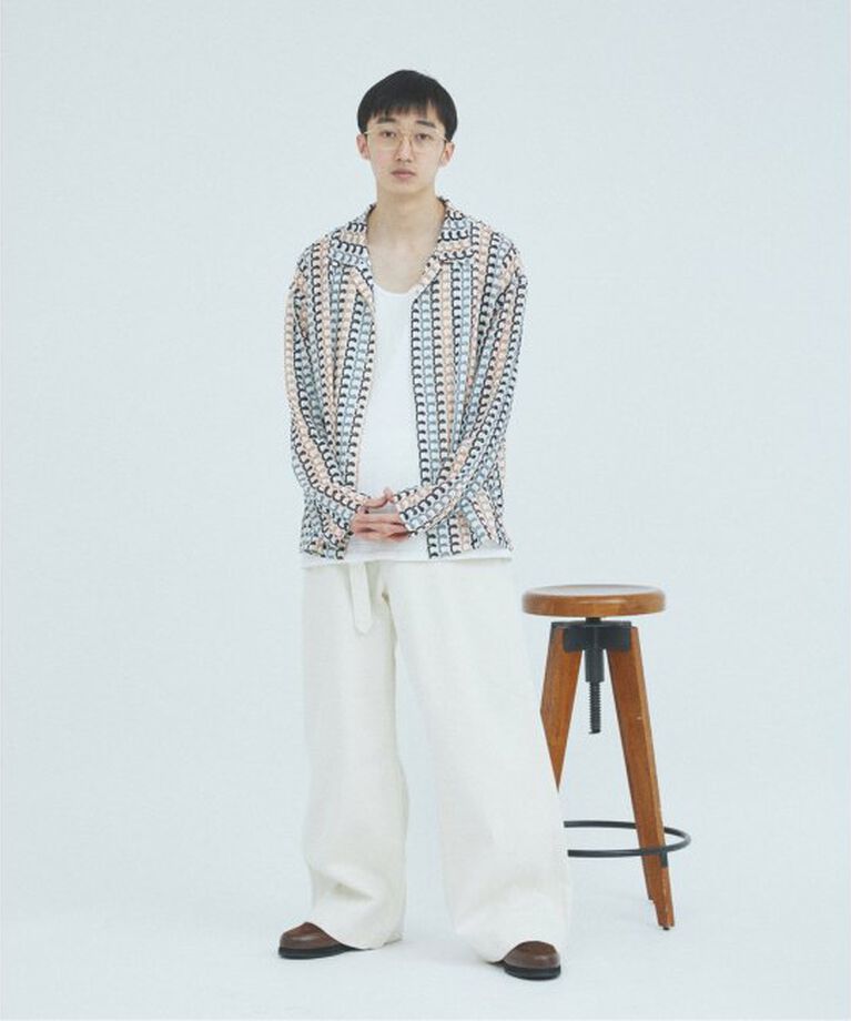 JOURNAL STANDARD「アブストラクト レース シャツ」|シャツ・ブラウス|