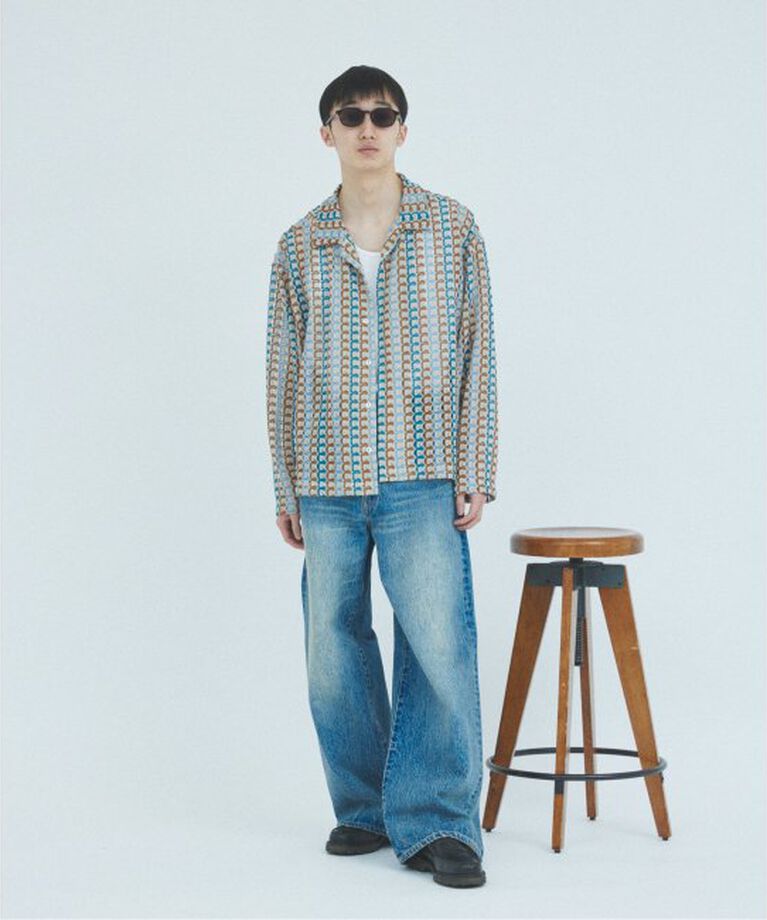 JOURNAL STANDARD「アブストラクト レース シャツ」|シャツ・ブラウス|