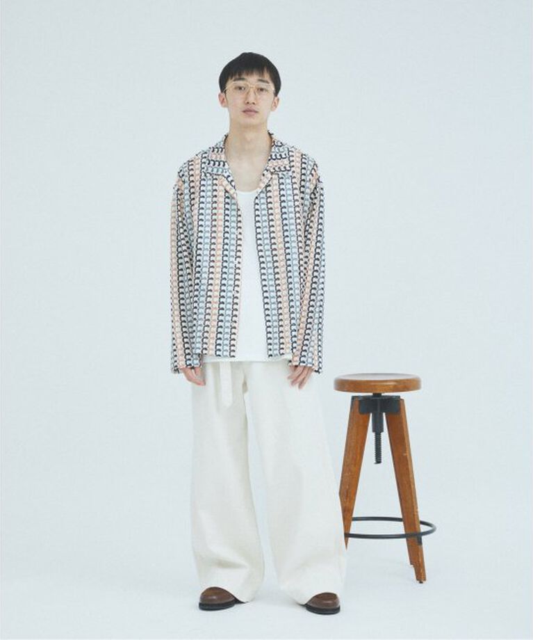 JOURNAL STANDARD「アブストラクト レース シャツ」|シャツ・ブラウス|