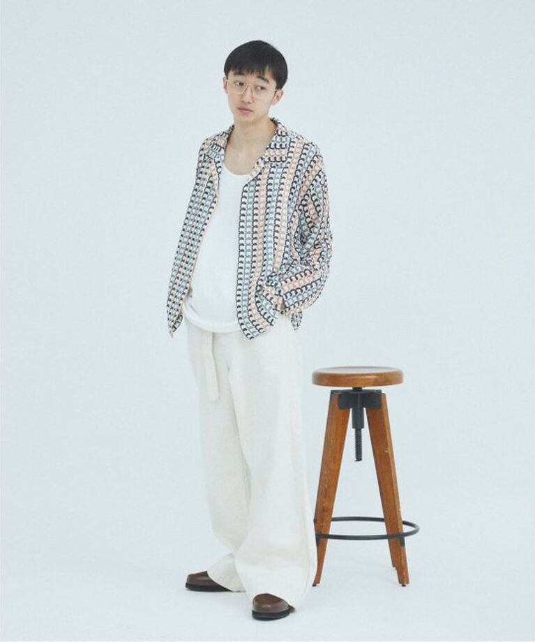JOURNAL STANDARD「アブストラクト レース シャツ」|シャツ・ブラウス|