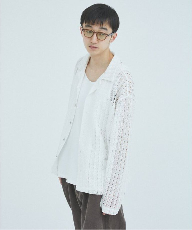 JOURNAL STANDARD「アブストラクト レース シャツ」|シャツ・ブラウス|