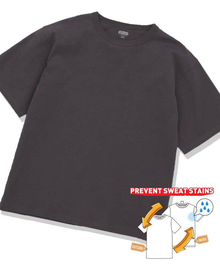 JOURNAL STANDARD「US コットン 14S 汗染み 防止 無地Tシャツ」|Tシャツ・カットソー|ブラック A