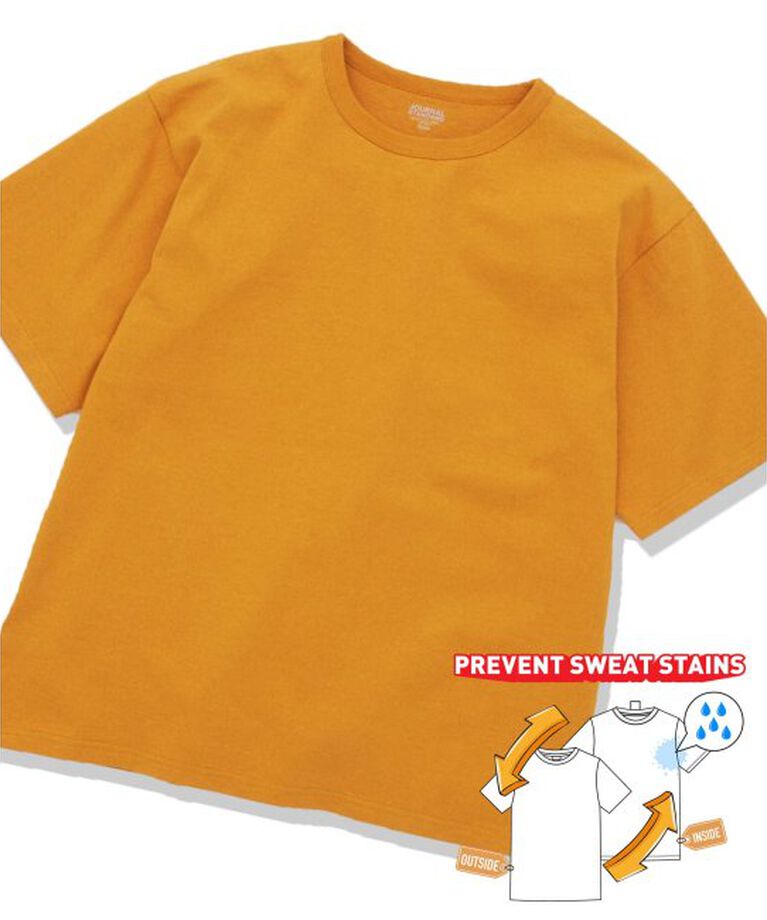 JOURNAL STANDARD「US コットン 14S 汗染み 防止 無地Tシャツ」|Tシャツ・カットソー|オレンジ