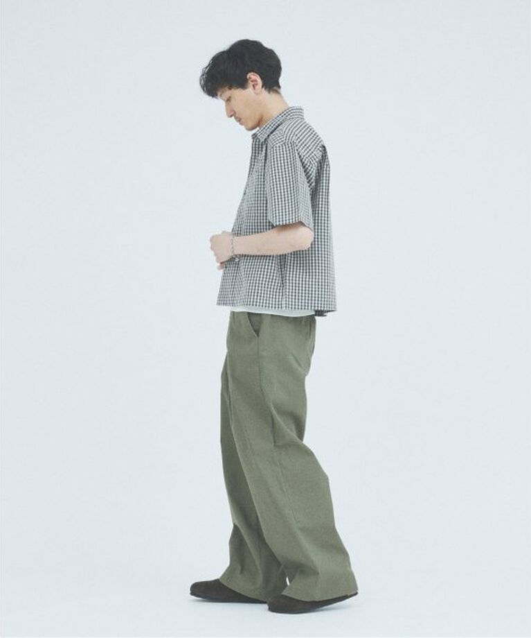 JOURNAL STANDARD「ミニ チェック クロップド 半袖 シャツ」|シャツ・ブラウス|