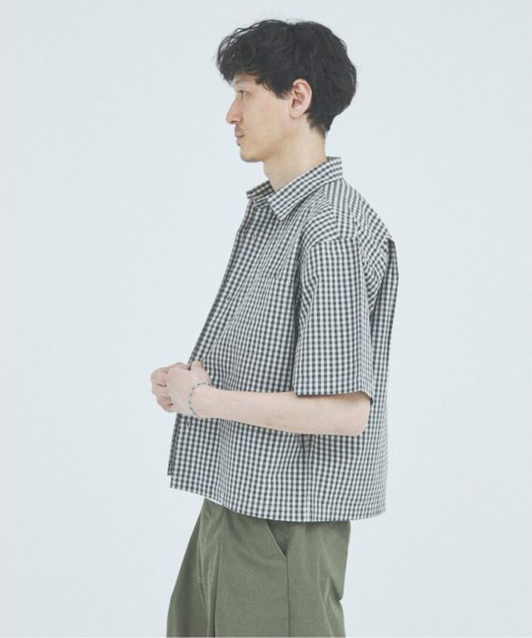 JOURNAL STANDARD「ミニ チェック クロップド 半袖 シャツ」|シャツ・ブラウス|