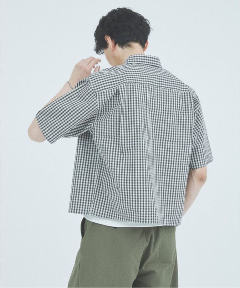 JOURNAL STANDARD「ミニ チェック クロップド 半袖 シャツ」|シャツ・ブラウス|
