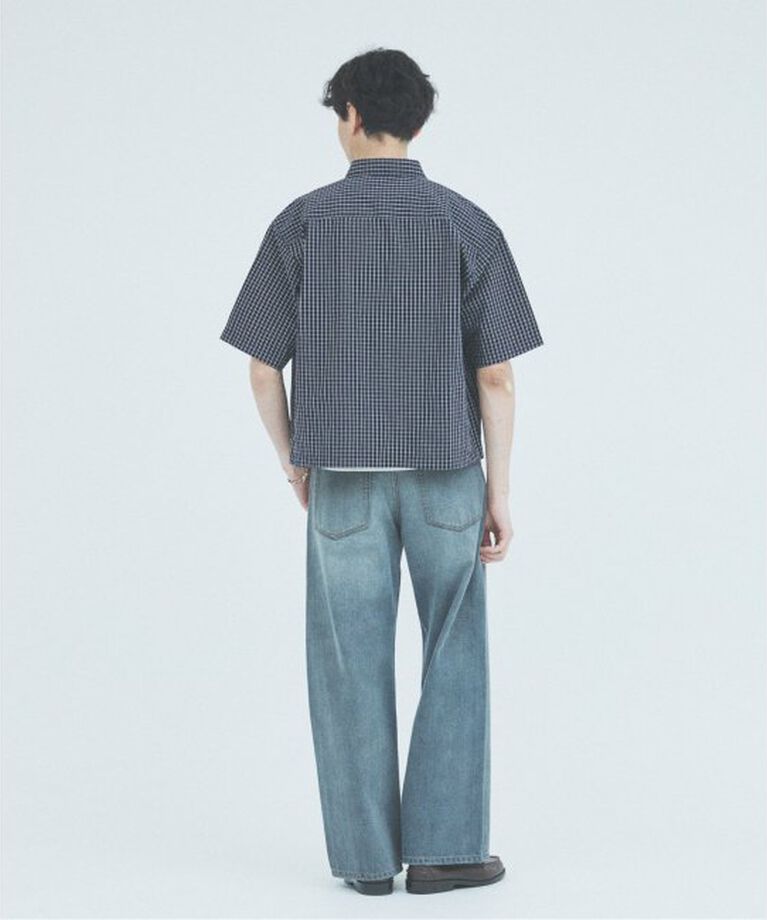 JOURNAL STANDARD「ミニ チェック クロップド 半袖 シャツ」|シャツ・ブラウス|