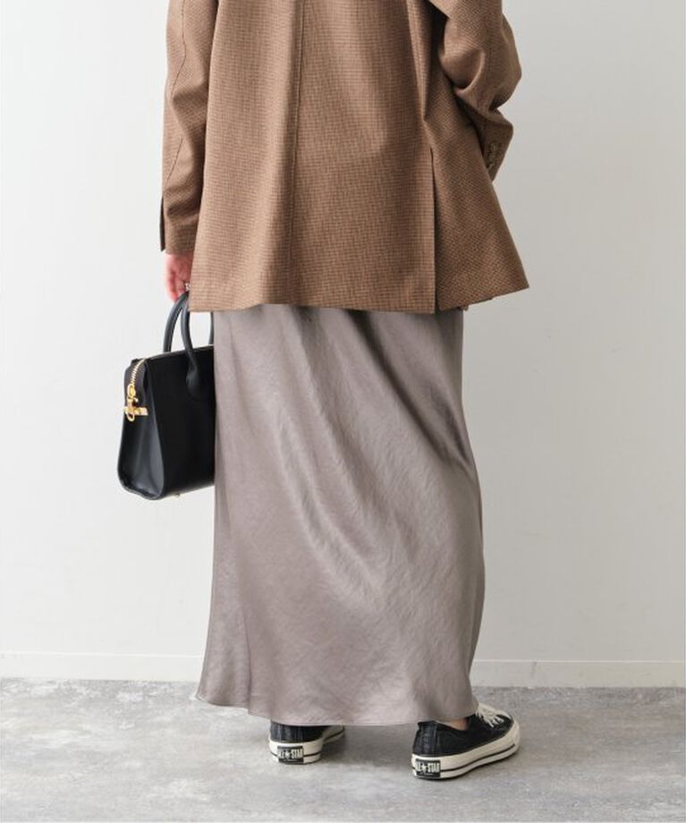 Spick and Span「サテンフレアスカート」|スカート|