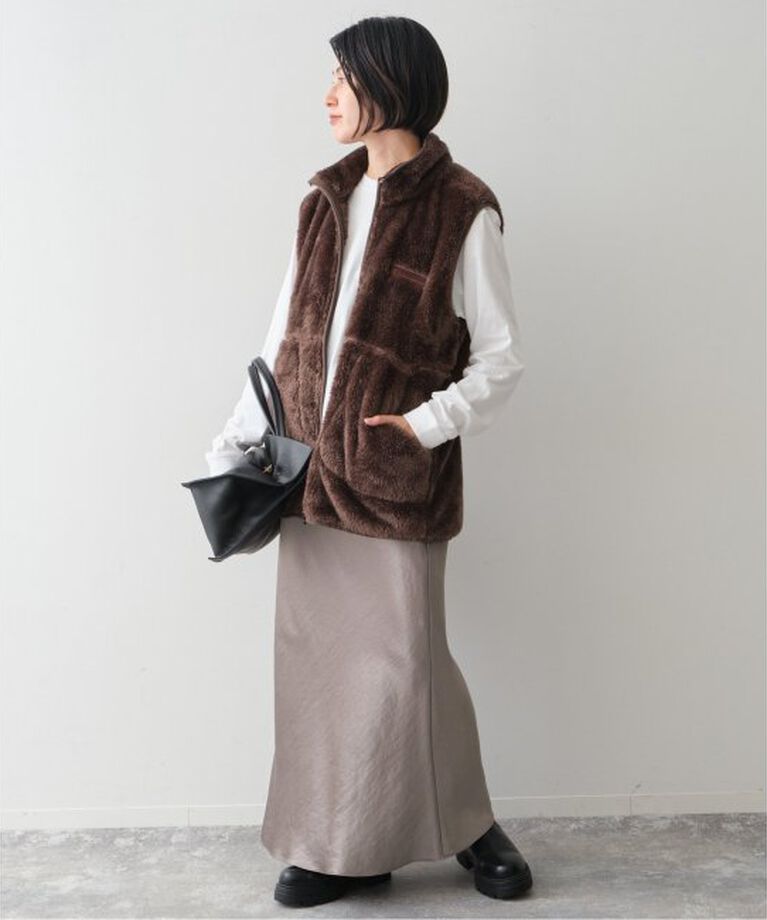 Spick and Span「サテンフレアスカート」|スカート|