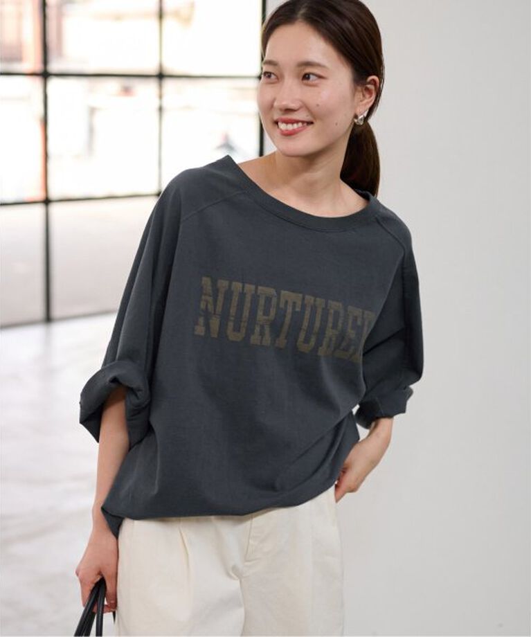 FRAMeWORK「ハーフスリーブロゴTEE」|Tシャツ・カットソー|